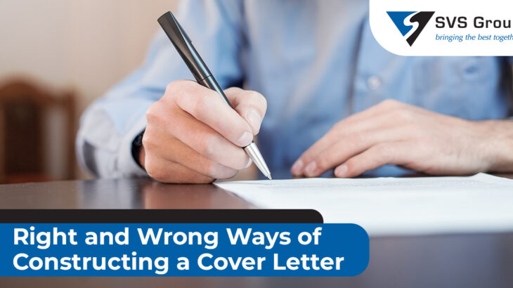 The Right Way to Construct a Cover Letter